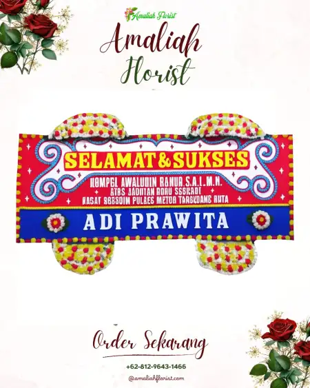 Papan Bunga Ucapan Selamat Ligung Lor